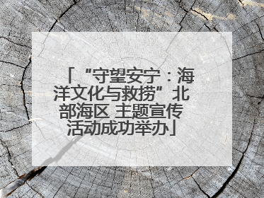 “守望安宁：海洋文化与救捞”北部海区 主题宣传活动成功举办