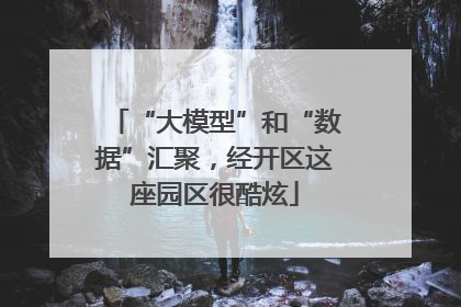 “大模型”和“数据”汇聚，经开区这座园区很酷炫
