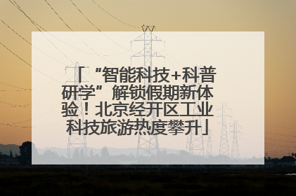 “智能科技+科普研学”解锁假期新体验！北京经开区工业科技旅游热度攀升