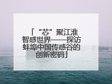 “芯”聚江淮 智感世界——探访蚌埠中国传感谷的创新密码