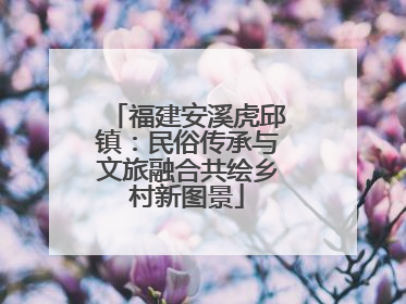 福建安溪虎邱镇：民俗传承与文旅融合共绘乡村新图景