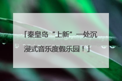 秦皇岛“上新”一处沉浸式音乐度假乐园！