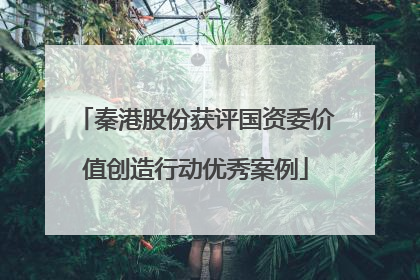 秦港股份获评国资委价值创造行动优秀案例