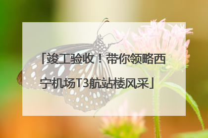 竣工验收！带你领略西宁机场T3航站楼风采