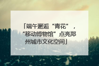 端午邂逅“青花”，“移动博物馆”点亮郑州城市文化空间