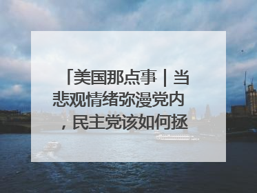 美国那点事｜当悲观情绪弥漫党内，民主党该如何拯救自己？