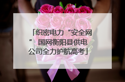 织密电力“安全网” 国网衡阳县供电公司全力护航高考