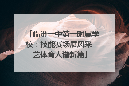 临汾一中第一附属学校：技能赛场展风采 艺体育人谱新篇
