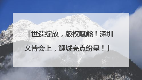 世遗绽放，版权赋能！深圳文博会上，鲤城亮点纷呈！