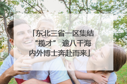 东北三省一区集结“揽才” 逾八千海内外博士奔赴而来