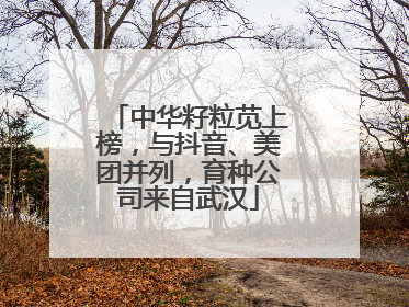 中华籽粒苋上榜，与抖音、美团并列，育种公司来自武汉