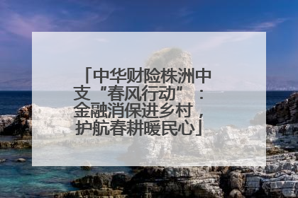 中华财险株洲中支“春风行动”：金融消保进乡村，护航春耕暖民心
