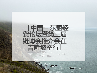 中国—东盟经贸论坛暨第三届链博会推介会在吉隆坡举行