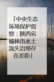 中央生态环境保护督察：陕西省榆林市水土流失治理存在差距