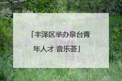 丰泽区举办泉台青年人才 音乐荟