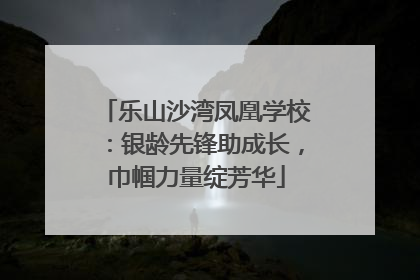 乐山沙湾凤凰学校：银龄先锋助成长，巾帼力量绽芳华