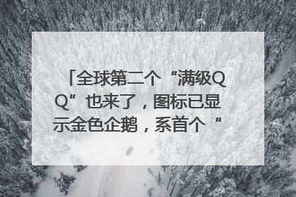 全球第二个“满级QQ”也来了，图标已显示金色企鹅，系首个“满级QQ”的小号