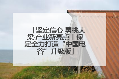 坚定信心 勇挑大梁·产业新亮点丨保定全力打造“中国电谷”升级版