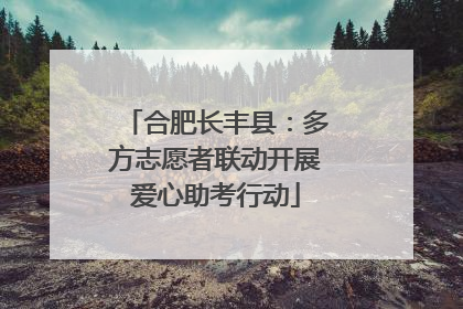 合肥长丰县：多方志愿者联动开展爱心助考行动