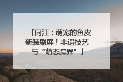 同江：萌宠的鱼皮新装刷屏！非遗技艺与“萌态跨界”