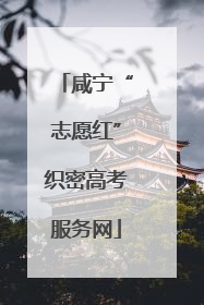 咸宁“志愿红”织密高考服务网