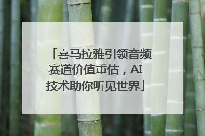喜马拉雅引领音频赛道价值重估，AI技术助你听见世界