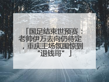 国足结束世预赛：老帅伊万去向仍待定，重庆主场氛围惊到“退钱哥”