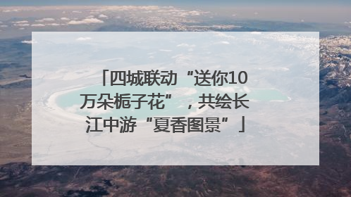 四城联动“送你10万朵栀子花”，共绘长江中游“夏香图景”