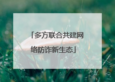 多方联合共建网络防诈新生态
