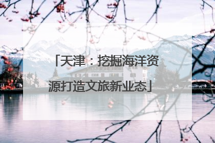天津：挖掘海洋资源打造文旅新业态