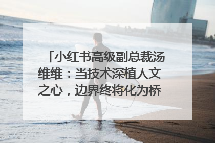 小红书高级副总裁汤维维：当技术深植人文之心，边界终将化为桥梁｜聚焦2025文化强国建设高峰论坛