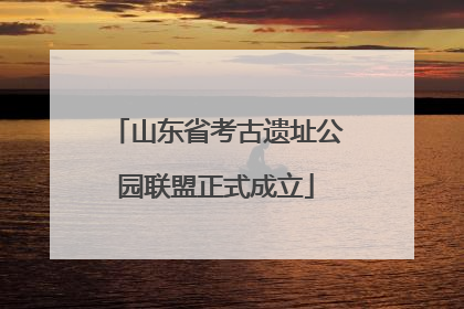 山东省考古遗址公园联盟正式成立