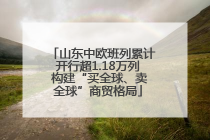 山东中欧班列累计开行超1.18万列 构建“买全球、卖全球”商贸格局