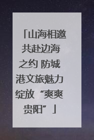 山海相邀 共赴边海之约 防城港文旅魅力绽放“爽爽贵阳”