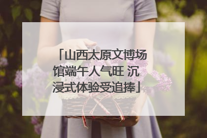 山西太原文博场馆端午人气旺 沉浸式体验受追捧
