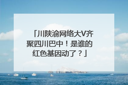 川陕渝网络大V齐聚四川巴中！是谁的红色基因动了？