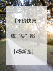 平价快剪成“头”部市场新宠