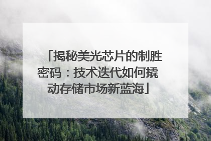 揭秘美光芯片的制胜密码：技术迭代如何撬动存储市场新蓝海