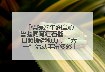 情暖端午润童心 鲁疆同育红石榴——日照援疆助力，“六一”活动丰富多彩