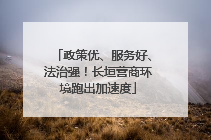 政策优、服务好、法治强！长垣营商环境跑出加速度