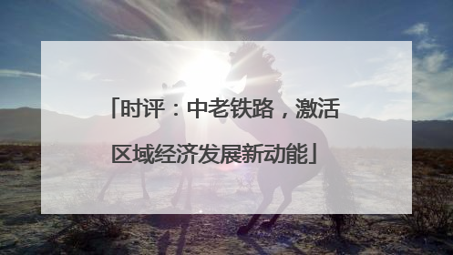 时评：中老铁路，激活区域经济发展新动能