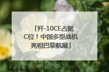 歼-10CE占据C位！中国多型战机亮相巴黎航展