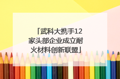 武科大携手12家头部企业成立耐火材料创新联盟