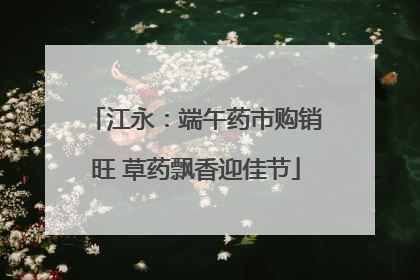 江永：端午药市购销旺 草药飘香迎佳节