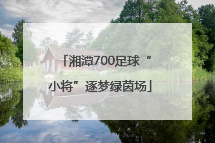 湘潭700足球“小将”逐梦绿茵场