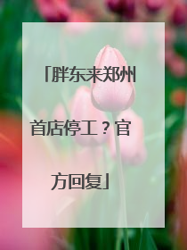 胖东来郑州首店停工？官方回复