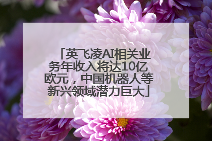 英飞凌AI相关业务年收入将达10亿欧元，中国机器人等新兴领域潜力巨大