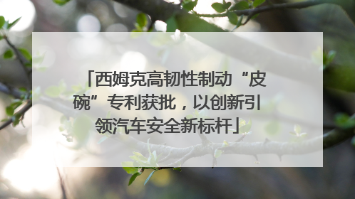 西姆克高韧性制动“皮碗”专利获批，以创新引领汽车安全新标杆