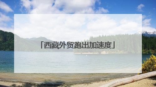 西藏外贸跑出加速度