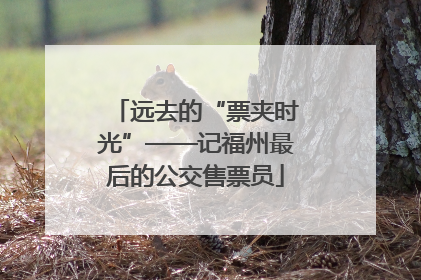 远去的“票夹时光”——记福州最后的公交售票员